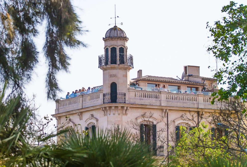 terraza hostal cuba palma mallorca