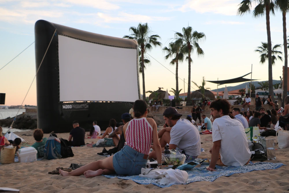 cinema lliure a la playa 2025 mallorca