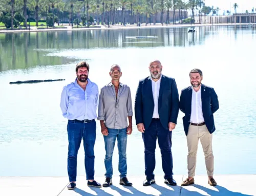 El Drac de na Coca ya se puede ver en el Parc de la Mar, a los pies de la Catedral de Palma