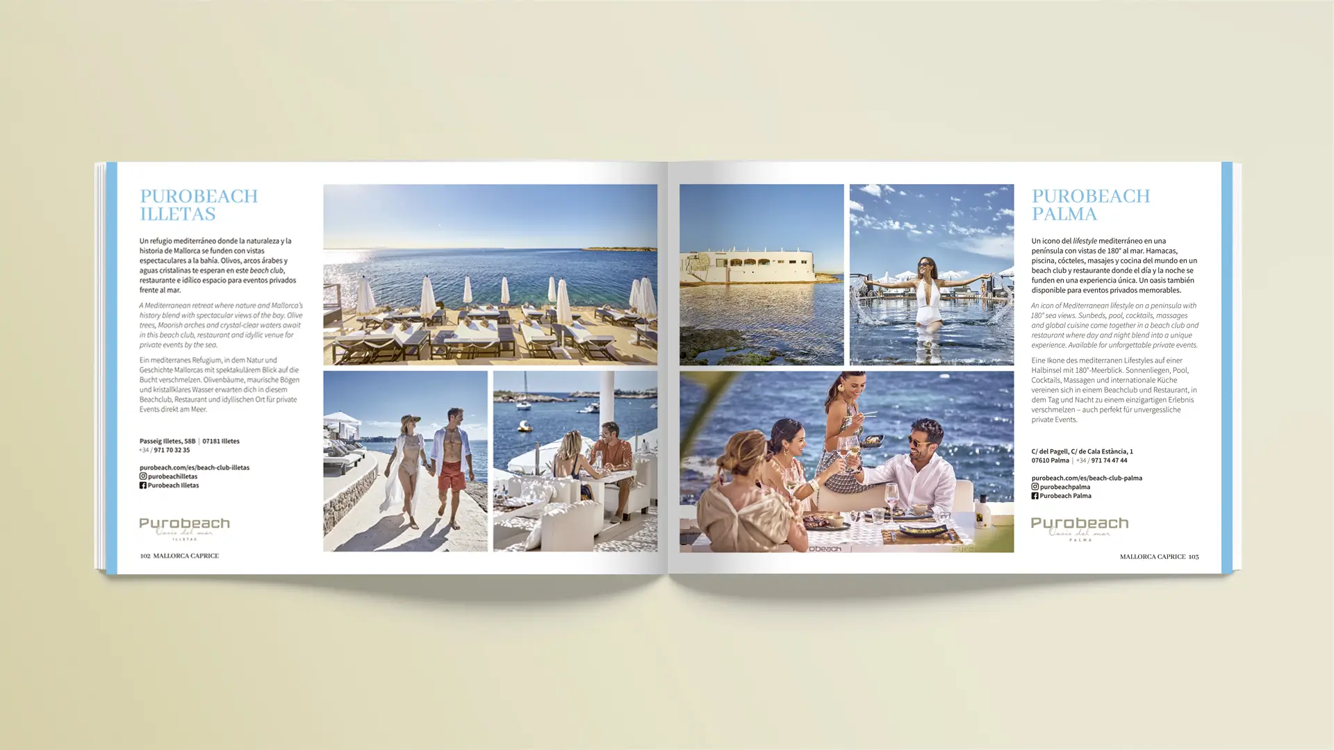 beach clubs mallorca caprice