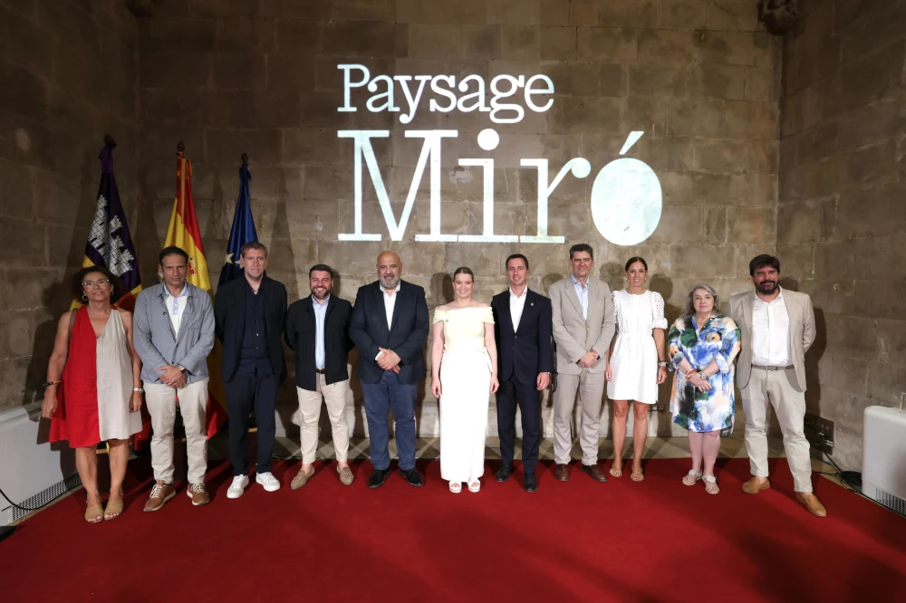 paysage miró en palma exposición