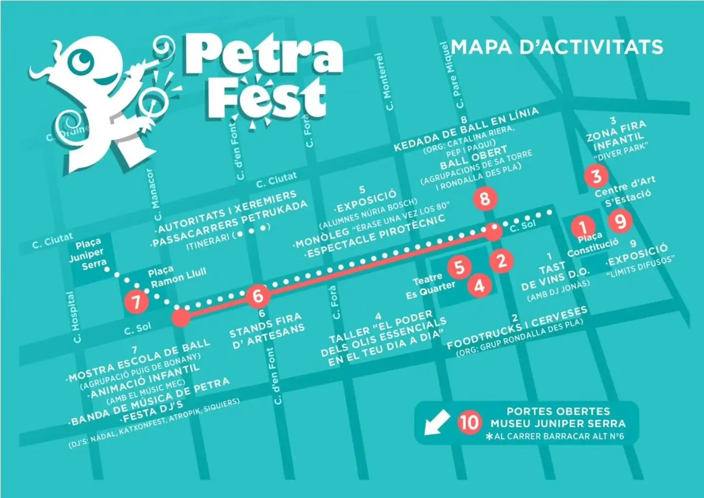 petra fest 2025 map