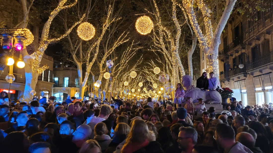 encencido luces navidad palma