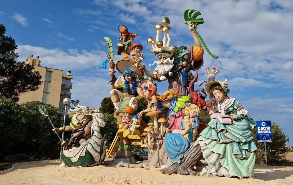 Fallas en Mallorca en El Toro, Calvià