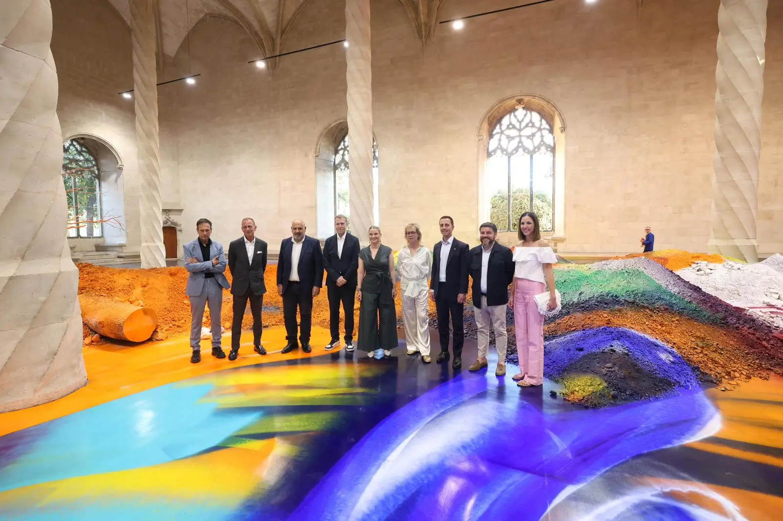 lonja palma exposición «Arrels», de Katharina Grosse
