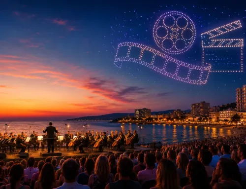 Espectáculo de drones en Magaluf 2026: 300 drones iluminarán la bahía el 27 de junio