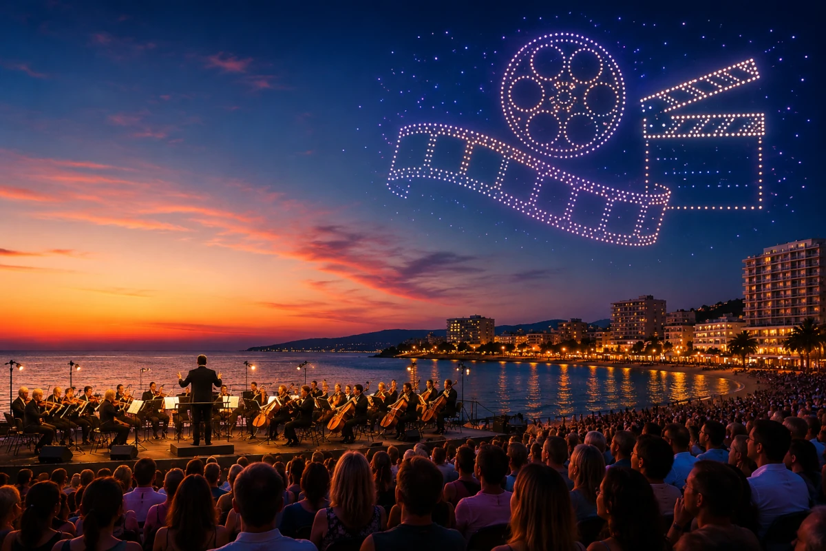 espectáculo drones magaluf